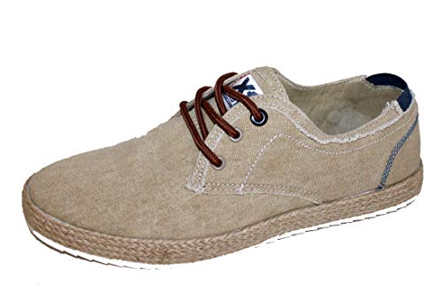 Xti - Blucher Esparta para Hombres Talla 45, Color Beige