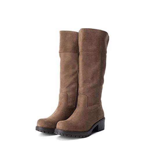 XTI Bota Motera BAS033979 para Mujer Marrón 36