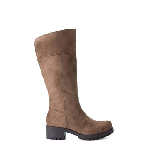 XTI Bota Motera BAS033979 para Mujer Marrón 36