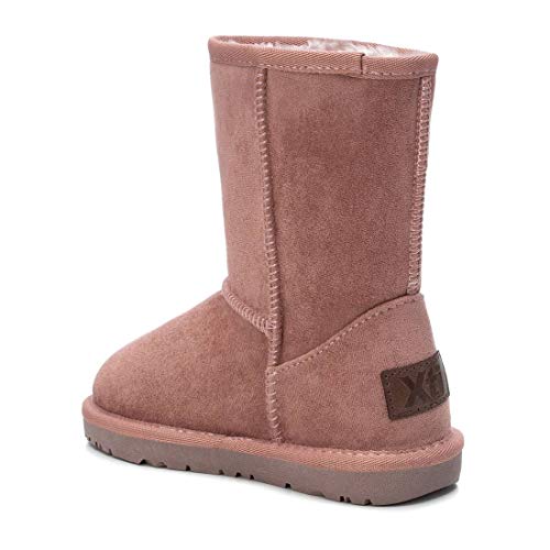 XTI - Botín Australiana para Niña - Color Nude - Talla 34