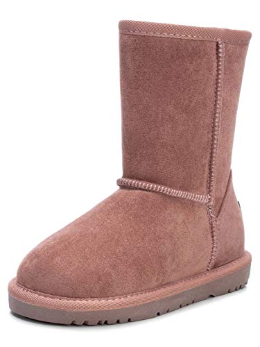 XTI - Botín Australiana para Niña - Color Nude - Talla 34