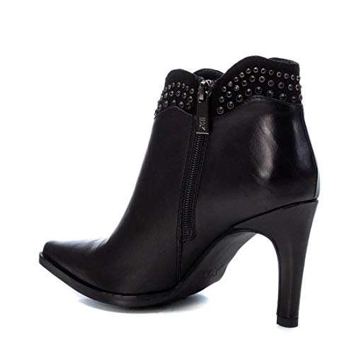 XTI - Botín Casual con Tacón para Mujer - Color Negro