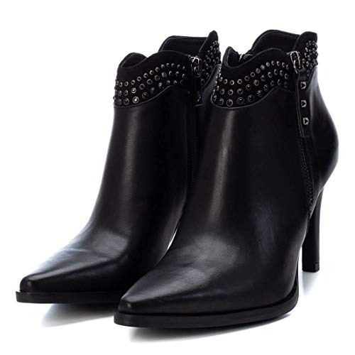 XTI - Botín Casual con Tacón para Mujer - Color Negro