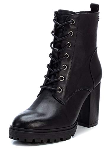 XTI - Botín Casual con Tacón para Mujer - Color Negro