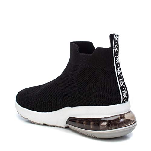 XTI - Botines para Mujer con Tacón Medio - Tacón 5 cm - Color Negro - Talla 37
