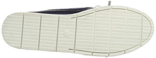 XTI Metallic Ladies Shoes, Mocasines para Mujer, Azul (Navy Navy), 36 EU