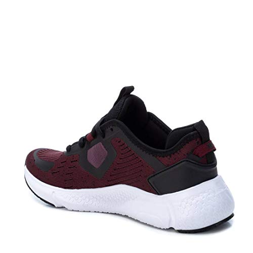 XTI - Zapatilla para Mujer - Cierre con Cordones - Color Burdeos - Talla 36