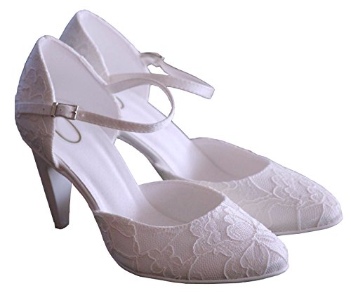 YES - zapatos de novia Mujer , color Blanco, talla 38