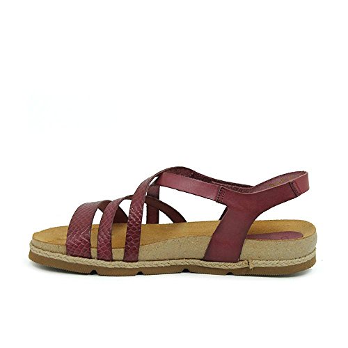 YOKONO Chipre Vaquetilla, Sandalias para Mujer, Borgoña (Burdeos 005), 36 EU