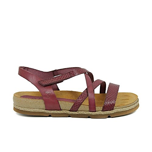 YOKONO Chipre Vaquetilla, Sandalias para Mujer, Borgoña (Burdeos 005), 36 EU