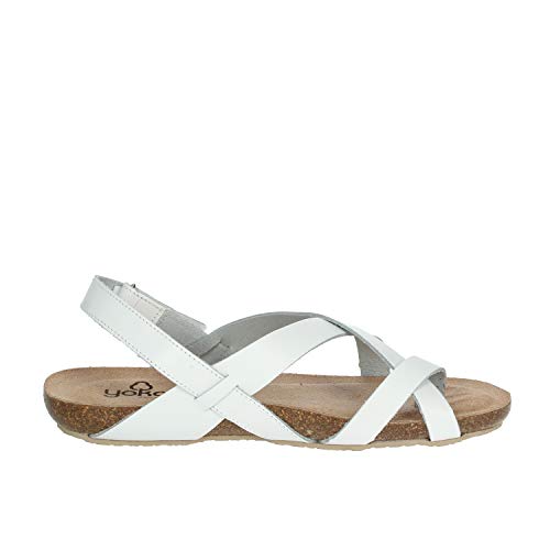 Yokono IBIZA-718 Sandalias Mujer Blanco 38