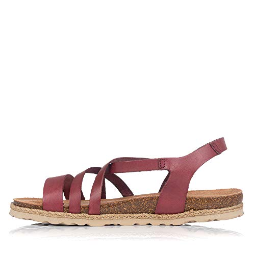YOKONO - Sandalias YOKONO Chipre -100 Moda Joven Burdeos - 39