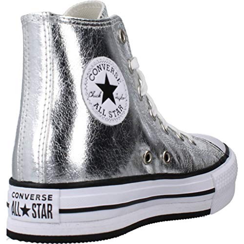 Zapatilla Mujer Converse Digital Powder EVA Platform Chuck Taylor All Star Plata 670547C
