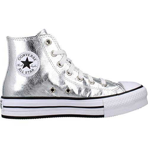 Zapatilla Mujer Converse Digital Powder EVA Platform Chuck Taylor All Star Plata 670547C