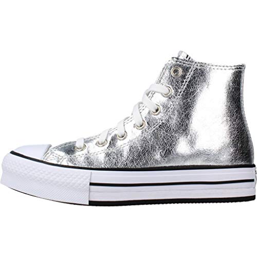 Zapatilla Mujer Converse Digital Powder EVA Platform Chuck Taylor All Star Plata 670547C