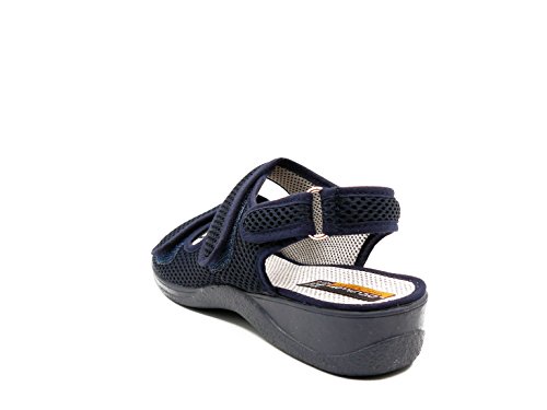 Zapatilla Mujer, Marca DOCTOR CUTILLAS, Color Azul Marino, Cierre Dos velcros - 21739-115 (39, Azul)