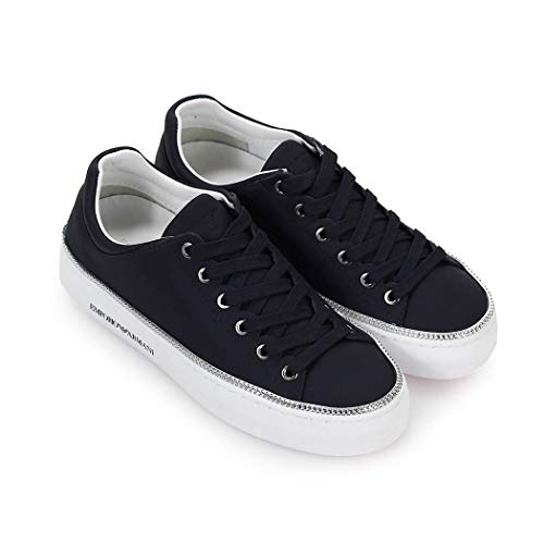 Zapatilla Piel Azul Marino Emporio Armani 38 SS 2020