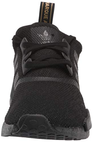 Zapatillas Adidas Originals NMD_r1 para mujer, Negro (negro, dorado metálico (Black/Black/Gold Metallic)), 42 EU