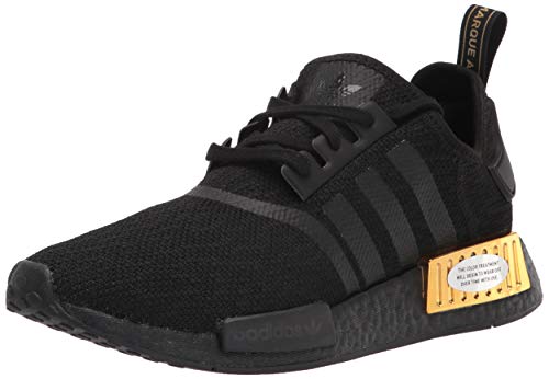 Zapatillas Adidas Originals NMD_r1 para mujer, Negro (negro, dorado metálico (Black/Black/Gold Metallic)), 42 EU