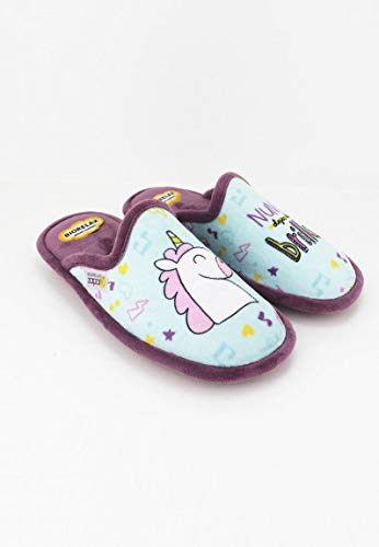 Zapatillas Biorelax Mujer Unicornio - Azul, 36