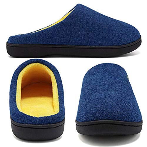 Zapatillas Casa Hombre Mujer Invierno Calido Zapatillas Memory Foam Slipper Ultraligero cómodo y Antideslizante Zapatilla de Estar por casa para Mujer Zapatillas de Interior