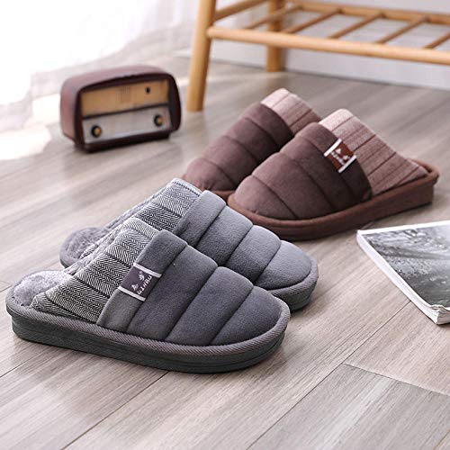 Zapatillas Casa Hombre Mujer Invierno Zapatillas De Interior para Hombre, Zapatillas Cortas De Felpa para Invierno Y Otoño, Zapatos Planos para El Hogar para Hombre, Toboganes para El Dormit