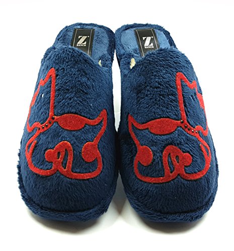 Zapatillas casa Invierno Mujer cómodas Calientes Suaves Piso Pluma Ligero Pantuflas Confort Calidad diseño y fabricación española Slippers Home (39, aguamar)
