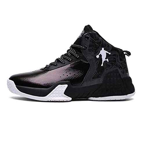 Zapatillas de Baloncesto Botas de Entrenamiento de caña Alta para Hombre Zapatillas de Deporte Antideslizantes Antideslizantes Absorción de Golpes