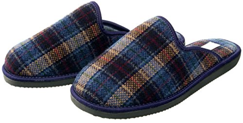 Zapatillas De Casa De Hombre Pantuflas Casa Hombre Suela De Memoria (43 EU, Bluish)
