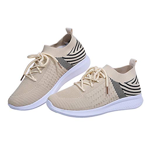 Zapatillas de Deportes con Cojines Hombre Mujer Zapatos Deportivos Aire Libre para Correr Calzado Sneakers Running 1228