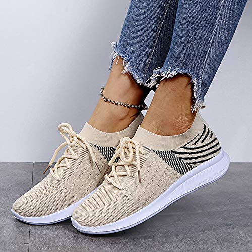 Zapatillas de Deportes con Cojines Hombre Mujer Zapatos Deportivos Aire Libre para Correr Calzado Sneakers Running 1228