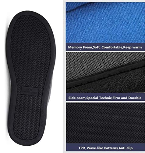 Zapatillas de Estar por casa para Hombre Mujer Otoño Invierno Zapatillas Interior Casa Caliente Slippers Suave Algodón Zapatilla Transpirables