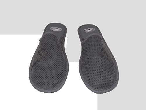 Zapatillas de Estar por Casa/Biorelax/Hombre/Puntera Cerrada/Empeine: Lona Calada/Suela: Goma/Cámarade Aire/Talla 39