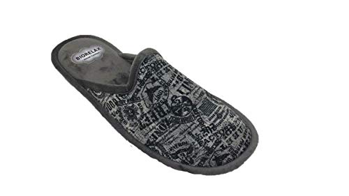 Zapatillas de Estar por casa/Hombre/Biorelax/Gris/Empeine Suapel/Cámara de Aire/Talón Acolchado/Empeine Suapel/Suela Goma/Talla 42