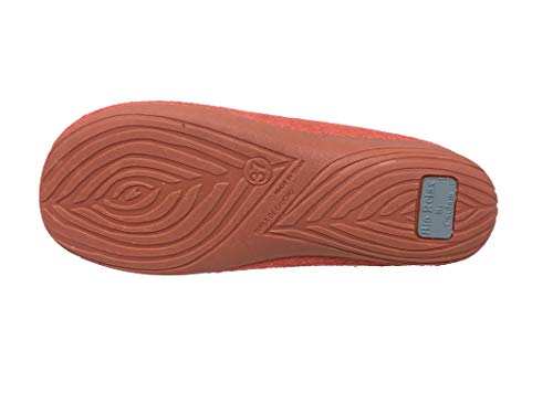 Zapatillas de Estar por casa/Mujer/Biorelax/Apto Plantilla ortopedica/Plantilla Extraible/Empeine :Algodón Rizo/Coral/Talla 41