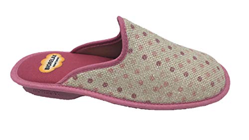 Zapatillas de Estar por casa/Mujer/Biorelax/Puntera Cerrada/Empeine: Lona/Suela: Goma/Talón Acolchado/Talla 41