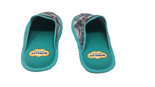 Zapatillas de Estar por casa/Mujer/Niña/Biorelax/Puntera Cerrada/Empeine: Lona/Suela: Goma/Talón Acolchado/Talla 34