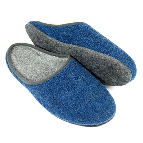 Zapatillas de Fieltro Azul - 41