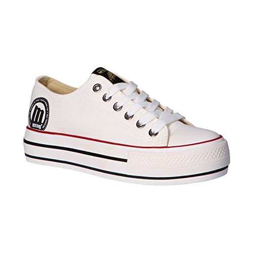 Zapatillas de Lona Blancas Mustang 69423