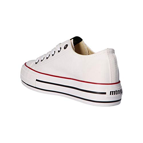 Zapatillas de Lona Blancas Mustang 69423