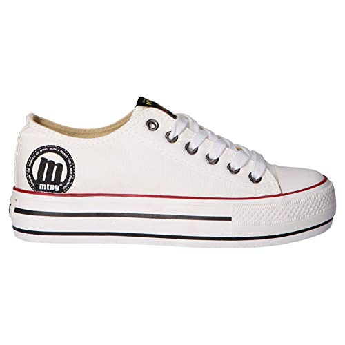 Zapatillas de Lona Blancas Mustang 69423