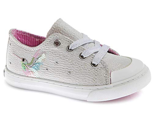 Zapatillas De Lona Niña Pablosky Plata 962851 26