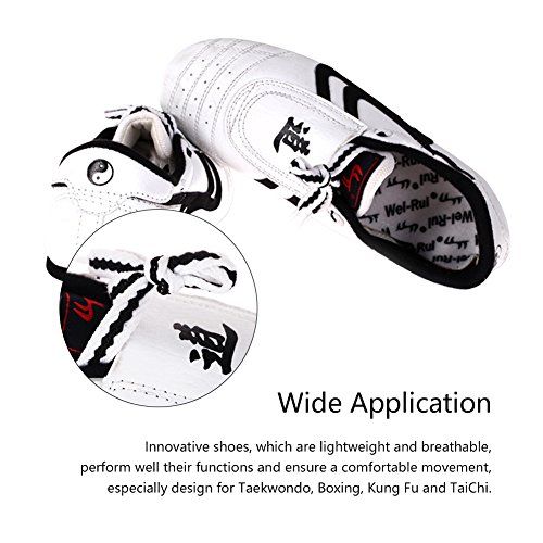 Zapatillas de Taekwondo Cómodos Antideslizantes Zapatillas Deportivos de Taekwondo ( tamaño : 39 )