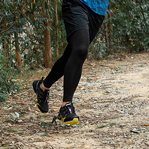 Zapatillas De Trail Running Impermeables para Hombre Mujer Zapatillas Trekking Zapatos Senderismo Deporte Amarillo Talla 38