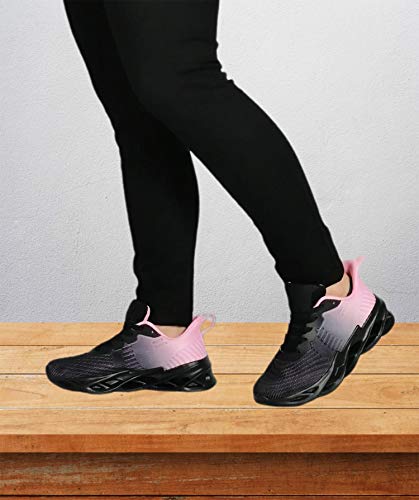 Zapatillas Deportivas Mujer Ligeras Flexibles y Confortables Máxima Amortiguación Zapatillas para Correr Running Fitness Gimnasio Baile Caminar (Numeric_39)