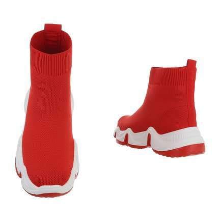 Zapatillas deportivas para hombre y mujer, zapatillas y suela dentada unisex, Rojo (rojo), 41 EU