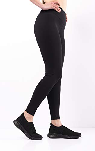 Zapatillas Deportivas para Mujer, Tipo Calcetín, Transpirables, con Brillantes (Negro, Numeric_38)