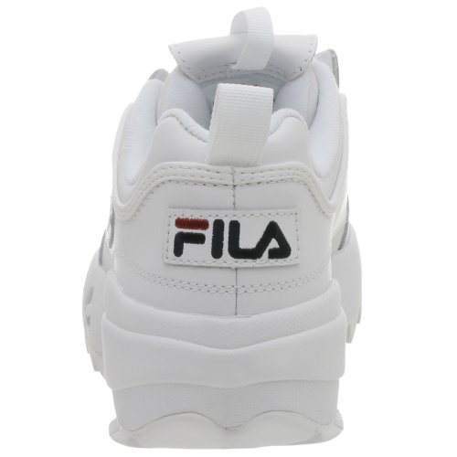 Zapatillas Fila Strada Disruptor para hombre, Blanco (blanco, rojo (White/Peacoat/Vinred)), 43.5 EU