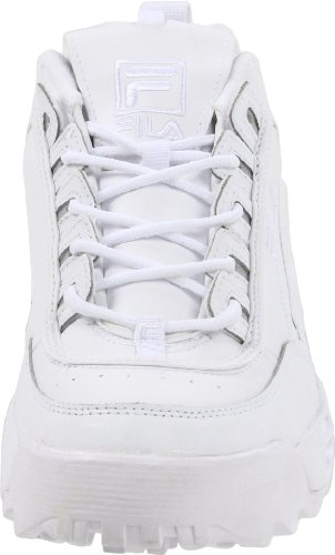 Zapatillas Fila Strada Disruptor para hombre, Blanco (Blanco/blanco/blanco), 42.5 EU
