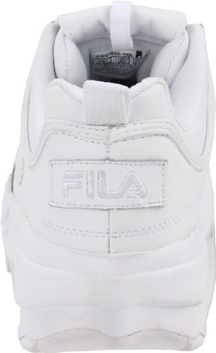 Zapatillas Fila Strada Disruptor para hombre, Blanco (Blanco/blanco/blanco), 42.5 EU